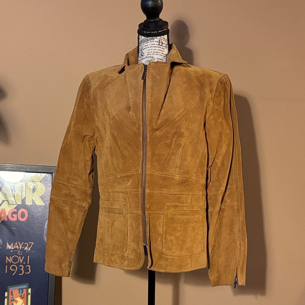 Bernardo Women’s Brown Suede Jacket